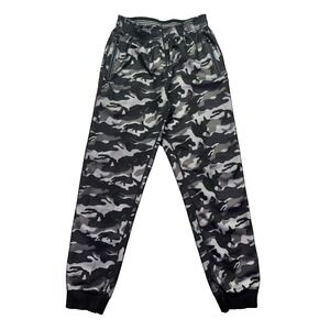 166Wear Camo Joggers Hiking Outdoor Pants Gorpcore Drawstring Waist 25 in Unisex